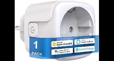 BELIFE Geschikt voor Apple Homekit Smart Plug - Werkt alleen met Apple Homekit- Wall Plug - Slimme Stekker Apple Homekit