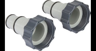 2 x Intex zwembad Slang Adapter / koppelstuk / verloopstuk - A 38mm naar 32-38 mm - Alléén voor Intex zandfilterpompen