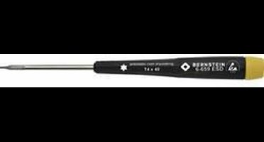 BERNSTEIN Tools for Electronics Torx-schroevendraaier Elektronica en fijnmechanica Grootte T 4 Koplengte: 50 mm 1 stuk(