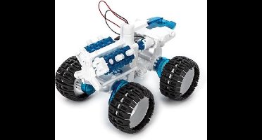 Velleman Educatieve bouwkit, terreinauto, aangedreven door zout water, speelgoedrobot, STEM constructiespeelgoed