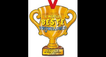 Paper Dreams | Kartonnen Trofee | 'S werelds beste vrijwilliger!