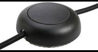 interBär 8124-004.01 LED-snoerdimmer Met schakelaar Zwart 1x uit/aan Schakelvermogen (min.) 5 W Schakelvermogen (max.)