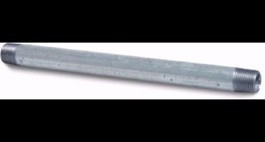 Profec Nr. 23 Pijpnippel staal gegalvaniseerd 1 1/4" buitendraad 120 mm