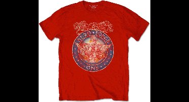 Aerosmith Heren Tshirt -S- Aero Force Rood
