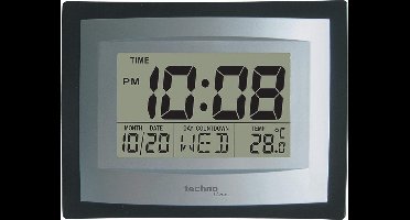 Digitale wandklok - Datum - Temperatuur - Wekkerfunctie - TechnoLine WS 8004