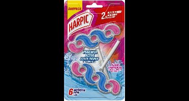 Harpic Active Fresh Toiletblok - Tropische Bloemen - 2 Stuks