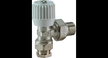 Mueller Riko Radiator-ventiel+adapt.15mm 1/2haaks