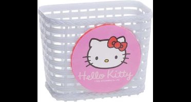 Hello Kitty Fietsmand - kunststof - wit - voor kinderfiets