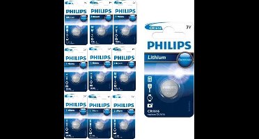 10 Stuks - Philips CR1616 3v lithium knoopcelbatterij