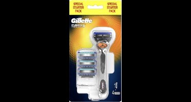 Gillette Fusion5 Proglide starterset houder + 4 mesjes Voordeelverpakking