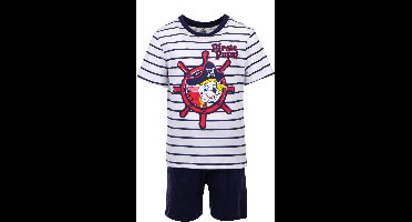 Paw Patrol Nickelodeon Short Pyjama - Shortama - Marshall - Pirate Pups blauw. Maat 116 cm / 6 jaar