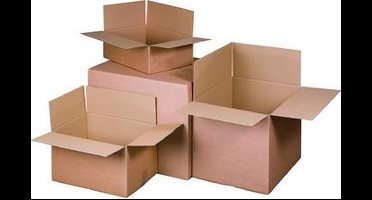 10 x SMARTBOXPRO vouwdoos - golfkarton - 22 x 17 x 11 cm