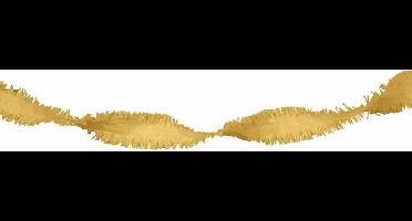 Wefiesta Slinger 600 Cm Crêpepapier Goud