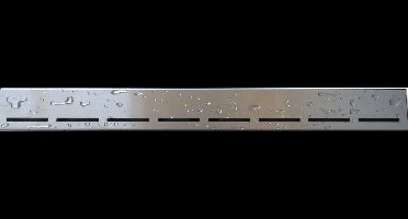 Wiesbaden Drain Rooster 50 cm. - Design 4 - RVS
