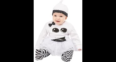 Smiffys Kinder Kostuum -Kids tm 1 jaar- Ghost Girl Baby Wit/Wit