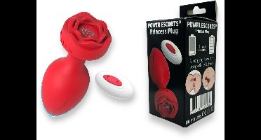 Power Escorts Princess Rode Remote Plug – Oplaadbaar