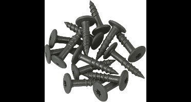 Schroeven voor montage Trespa platen - Torx 20 - 4,8x25mm - RVS - Deeldraad - Grijs RAL 7012 (100 stuks)