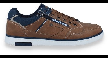 Route 66 Heren Sneaker | Bruin | Maat: 42