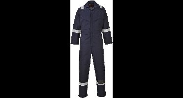 Portwest Vlamvertragend antistatische Overall 350gr FR50 - Marine Lang - 4XL