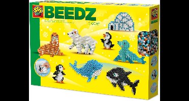 SES Creative Beedz Strijkkralen Set - Pooldieren - Vanaf 5 Jaar - 2100 Stuks - Knutselen - PVC-Vrij - Schoencadeautjes Sinterklaas