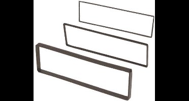 1-DIN paneel Citroen Berlingo/C2 vanaf 2003/ Citroen C3/ Seat Ibiza vanaf 2002/ C4 2004-2010/ Peugeot 307 2001-2008