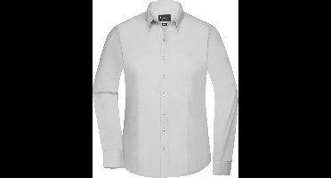 Daiber Blouse Dames Met Lange Mouwen (Licht Grijs) Maat S