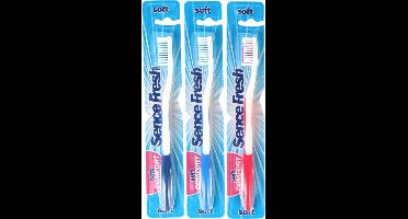 Sencefresh Tandenborstel - Soft Comfort - 3 Stuks