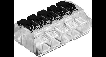 OBO Bettermann 2054425 61 HSK45 Flexibel: 0.02-4 mm² Massief: 0.02-2.5 mm² Aantal polen: 5 45 stuk(s) Transparant