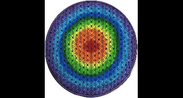Strandlaken 7 Chakra Kleuren – Bloem des Levens