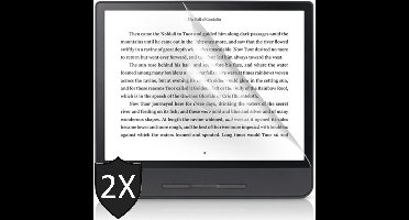 Screenprotector geschikt voor Kobo Libra H2O - Gehard Glas Beschermglas Tempered Glass Screen Protector - 2 Stuks
