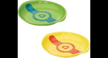 Munchkin Kinderservies - White Hot Warmtegevoelige Bordjes - Eetschaaltjes - Per 2 Stuks - Vanaf 12 Maanden - Magnetronbestendig - Vaatwasserbestendig - 2-delig Serviesset voor Kinderen