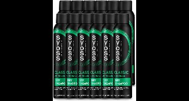 12 x SYOSS - AntiGrease Droogshampoo - Shampoo - Langdurige Styling - 200ml - Voordeelverpakking - 12 stuks