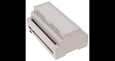 BOX4U 4U-140906 DIN-rail-behuizing 139 x 89 x 63 ABS-V0 Grijs 1 stuk(s)