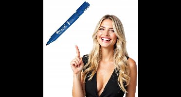 Permanente Marker Blauw Rond Waterdicht - Titanum