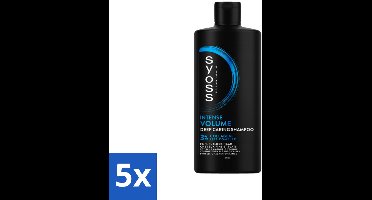 5 x SYOSS - Volume 440 ml - Shampoo - Voor Volumeboost - 440ml - Volume Shampoo - Fijn Haar Shampoo - Volumeboost Shampoo - Salonkwaliteit Shampoo - Volume Shampoo Voor Futloos Haar