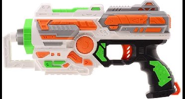 Tack Pro Blaster Pistool Viper 43 Cm Wit/groen 15-delig
