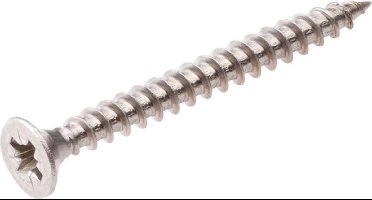 PM spaanplaatschroef rvs pk 4.0x25mm pz2