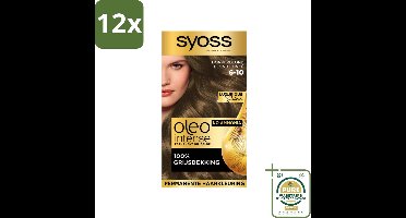 Syoss Oleo Intense - Haarverf - 6-10 - Donkerblond - 115ml x 12