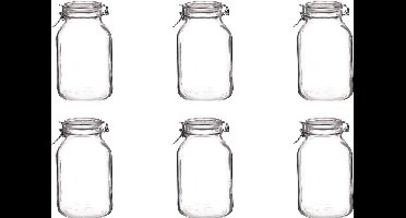 Rocco Bormioli Weckpot Fido 1.5 l 6 stuks
