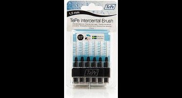 Tepe Interdentale Rager Origineel-1.5 Mm, Zwart (Blister 6 Stuks) - 3 Stuks - Voordeelverpakking