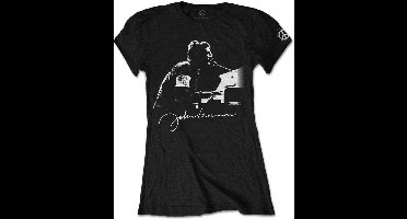 John Lennon - People For Peace Dames T-shirt - M - Zwart