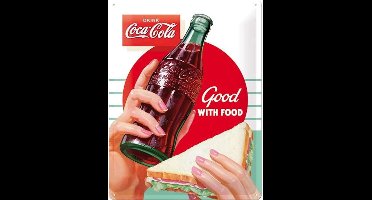 Nostalgic Art Metalen bord Coca-Cola Food