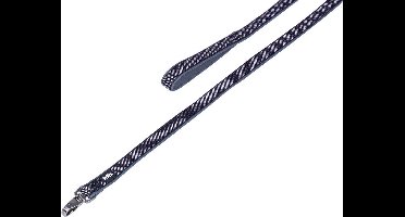 Nobby trainingslijn classic preno royal - zwart - m-l - lengte 200 cm - breedte 2,0-2,5 cm