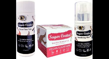sugar coated leg hair removal kit + pure fine talk + Soothing Mist spray