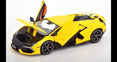 Lamborghini Revuelto modelauto 1:18 geel