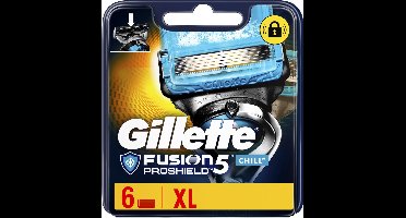 Gillette Fusion5 Proshield Chill Scheermesjes Mannen - 6 stuks