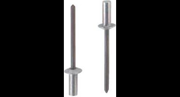 Masterfix blindklinknagel 4.8x8mm - platbolkop (Per 500 stuks)
