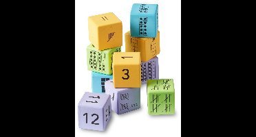 Learning Resources XL foam dobbelstenen getallen - meerdere weergaves (12 st.) - 6+