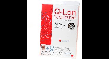 Qlon 3121 Tochtstrip Afdichtingsprofiel 7m - Wit