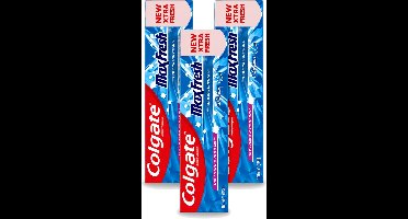 3 x Colgate - Max Fresh - Cool Mint - Tandpasta - 100ml - Voordeelverpakking - 3 stuks